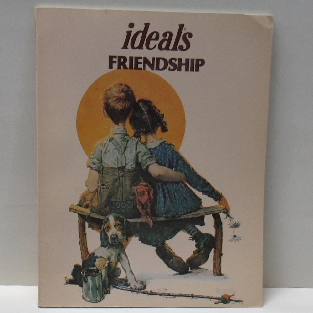Ideals Magazine Friendship Norman Rockwell Cover
